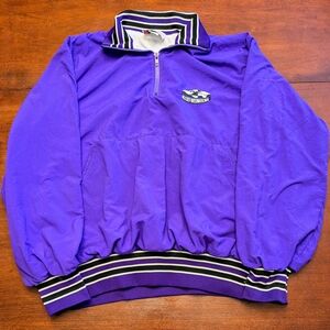 NHL Hockey Bomber VTG Vintage Jacket International XL Purple IHL AHL ECHL MINOR